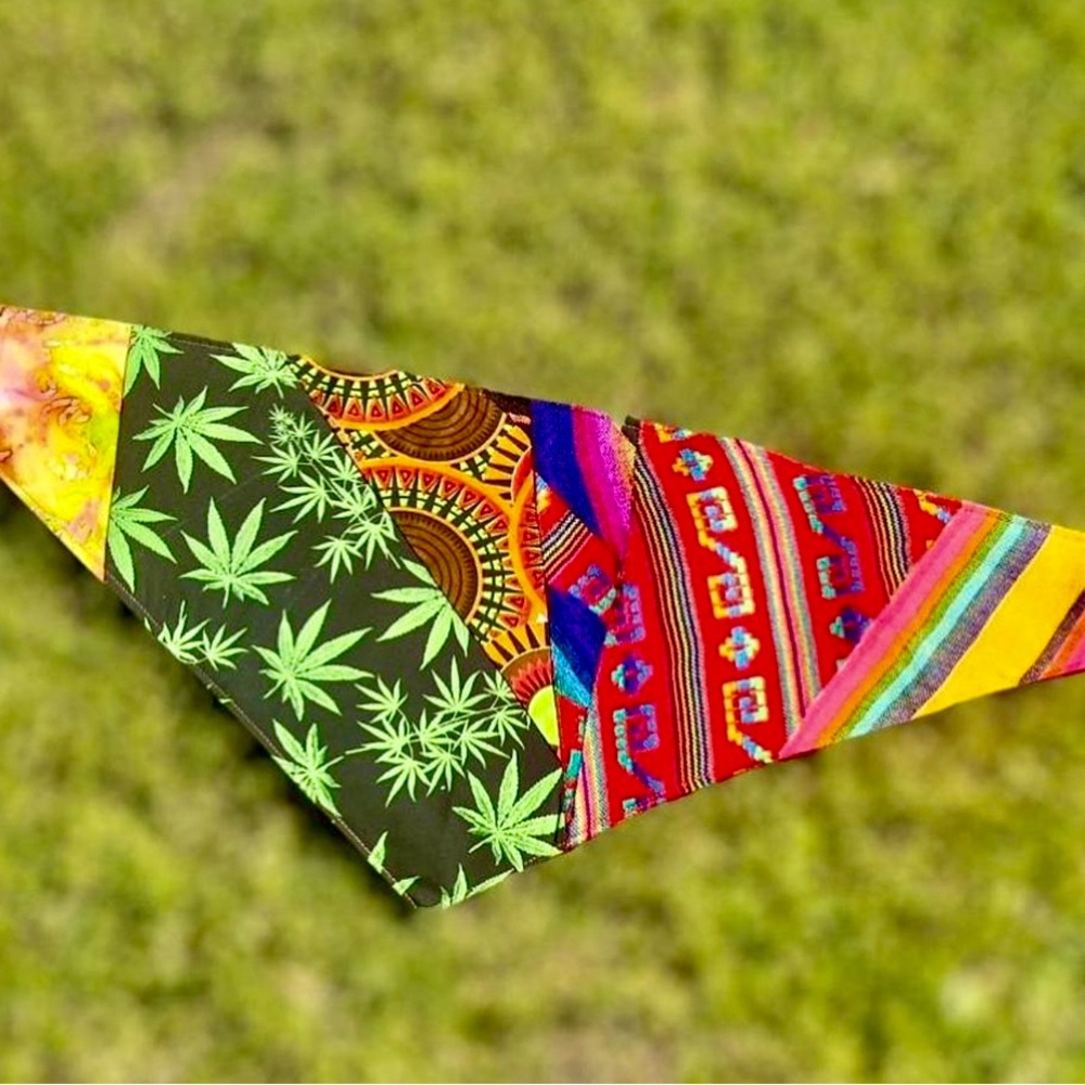 Colorful Patchwork Bandana - Picture 6 of 8
